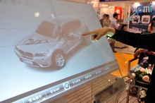 Interactive Dual touch foil Film through glass, 24″ Interactive touch Foil 16:9 format