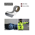 5cmx10m Silver Polyester Material Reflective Fabric for Reflective Garments Free shipping