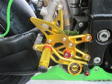 Adjustable Rearsets ZX 10R 2006 2007 zx10r Foot Rest Motorcycle parts ARKA006