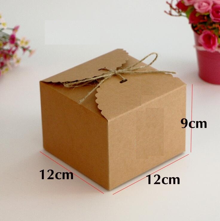 window boxes kraft cardboard gift box packaging,single cupcake