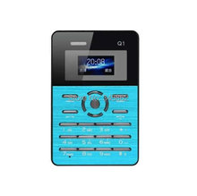 Original Qmart Q1 Quad Band Mini Ultra thin Pocket Card Cool Children Student Mobile Cell Phone