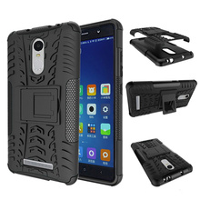 For Redmi Note 3 Case Cover 3D Armor Kickstand Hybrid Hard Luxury Phone Case for Xiaomi Redmi Note 3 Note3 Back Cover Silicone
