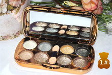 Eyeshadow Glitter 8 Colors Powder Makeup Palette Set Cosmetic With Brush Mirror