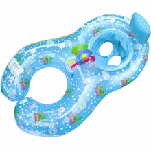 1PC High Quality 3 Colors Baby Swimming Ring Mother And Child Swimming Circle Double Swimming Rings