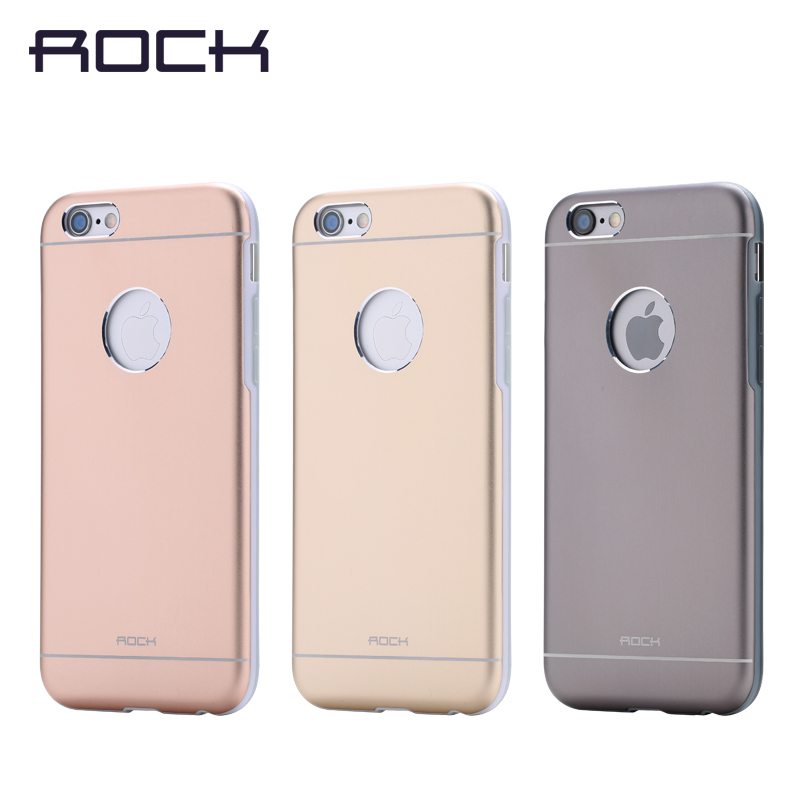 30pcs/lot For iphone6 6S rock origin series Rose Gold back case,premium protection shockproof case for iphone 6 6S 4.7inch