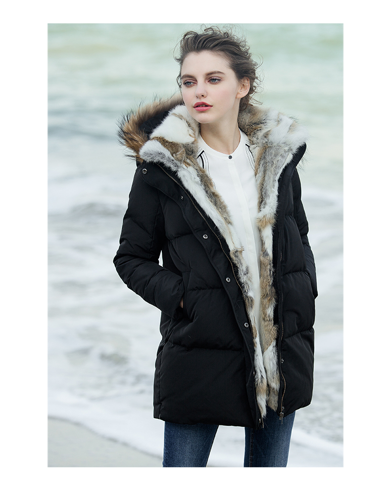 Women Thick warm Winter Coat jacket Down jacket coat 2015 Women fur Collar down jacket Hooded cardigan casual lady winter coat
