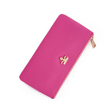 Genuine Leather Day Clutch Famous Brand Women Clutch 2015 Bolsos Carteras Mujer Marca 3 Color