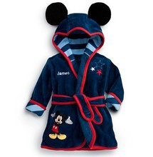 2015 free shipping new Baby Girls Baby Boys cartoon tiger romper Pajamas Bath robes kids soft