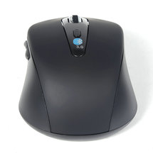Wireless Mini Bluetooth Optical Mouse Black ABS Mouse Support PC Tablets