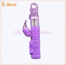12 Modes Jack Rabbit G spot Vibrating Penis Sleeve Vibrator G Spot Vibration Rotation Body Massager