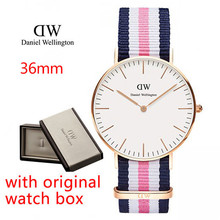 Hot Brand Luxury Daniel Wellington Watches women DW Watch Lady nylon strap Sport Quartz Clock Reloj with box dropsale