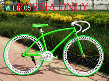 Special on sales 26 inch hollow fixed gear bike also can as mountain bikes coaster bicicleta and road bicycles