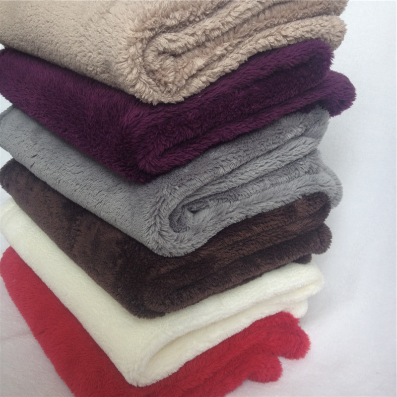 Super soft coral fleece casual small seat blankets knee blanket