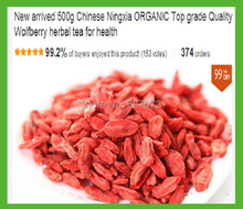 New arrived 250g Chinese Ningxia ORGANIC Top grade Quality Dried Goji Berries, Goji berry Tea, Wolfberry herbal tea for health