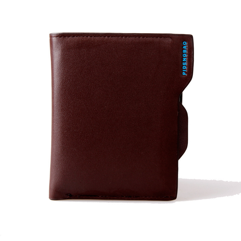 Hot High Quality PU Leather Men Wallets Fashion Creative Mix Wallet Money Zipper Man Purse Card