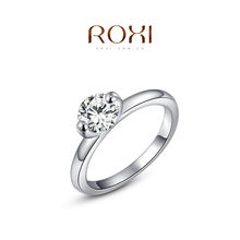 ROXI Gift Swiss CZ To Girlfriend Gifts RING top quality wedding rings 100 hand made fashion