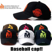 7 COLOR Baseball Caps Men’s Snapback Sports Adjustable Bone Cotton M Wolf Women Hats Caps Casual Headwear New 2014 AA3036