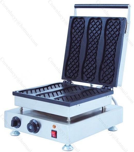 Description Picture 3 of itemNew Design Shape Stainless steel electric Waffle maker machine; waffle pan