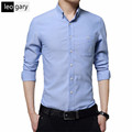 2017 New Brand Men shirt Long Sleeve Pure Color Casual Shirt High Quality Men Clothes Slim