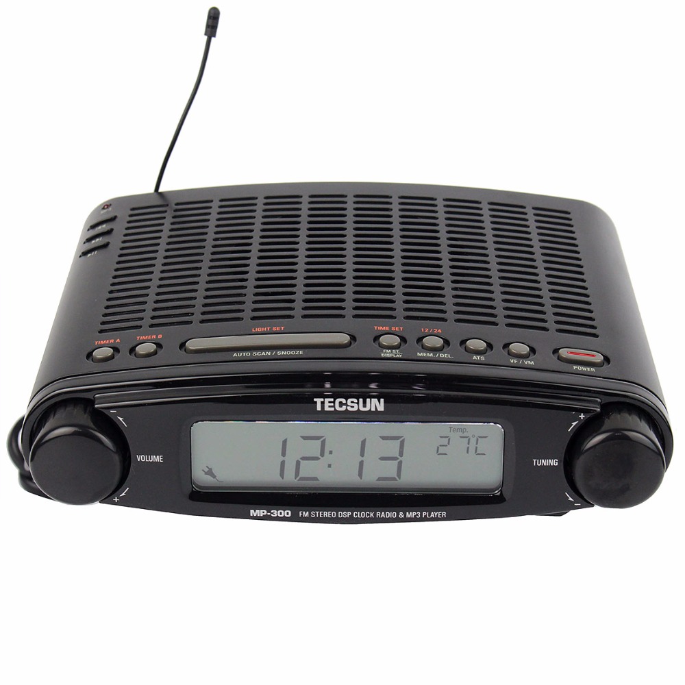 Tecsun MP-300 FM Stereo DSP Radio USB MP3 Player Desktop Clock ATS Alarm FM Radio Y4137A Tecsun MP-300 FM Stereo DSP Radio USB MP3 Player Desktop Clock ATS Alarm FM Radio Y4137A