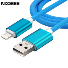 NKOBEE USB Charger Cable For iPhone SE 5 5S 6S 6 plus iPad 4 Air 2 iOS for 8 Pin lightning USB Data Sync Mobile Phone Charger