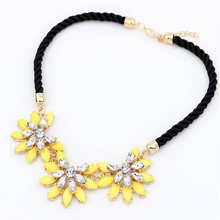 2016 New Arrival Hot Fashion Jewelry Chunky Bohemian Za Statement Necklace Women accessories Maxi Necklaces & Pendants Jewelry