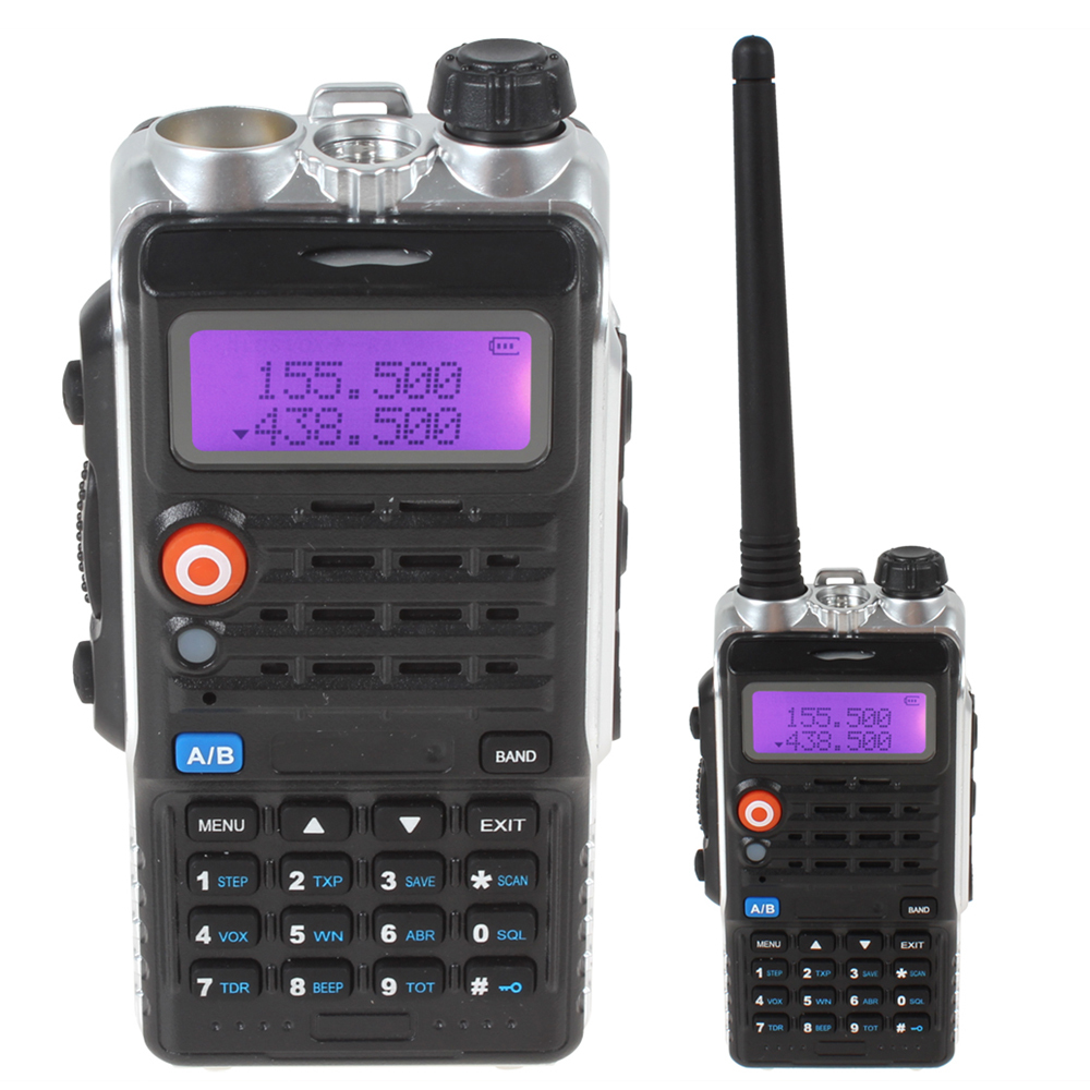 2PCS LOT Walkie Talkie BaoFeng VHF 136 174MHz UHF 400 480MHz 128CH Walkie Talkie Support Dual