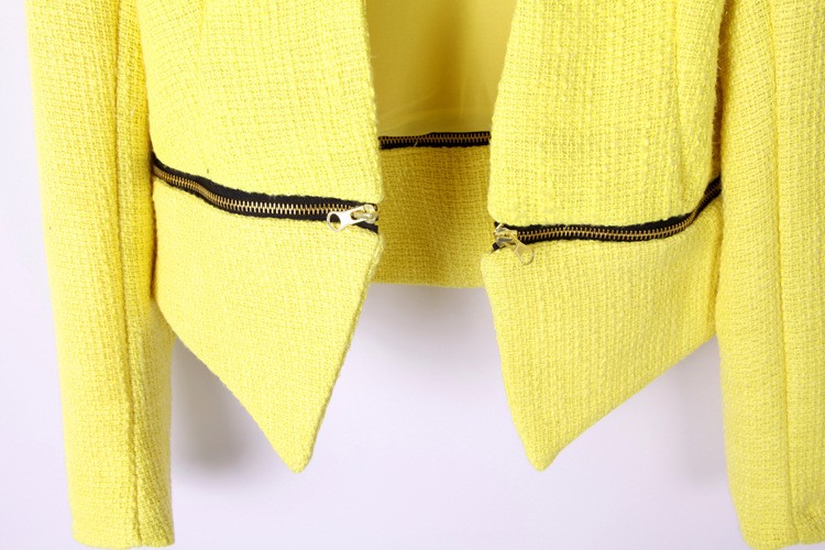 2015-New-Fashion-Short-Design-Zipper-Women-Blazer-Suit-Yellow-White-Black-Slim-Fit-Blazer-Jacket (3)