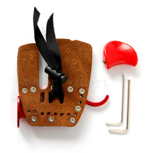 A free shipping archery finger tab adjustable thumb protector right hand L size suited for youth