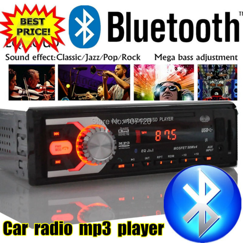 2015 NEW Car radio bluetooth car audio auto Stereo blue tooth function AUX IN MP3 FM