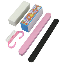 5X Pro Manicure Tools Kit Rectangular Nail Files Brush Accessories Nail Art Set KIJ