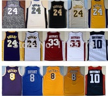 8 Kobe 24 Kobe Bryant Jersey throwback 33 Bryant High School USA 2012 dream team 10 stitched jerseys