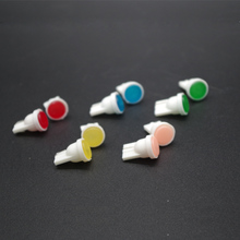 100Pcs T10 W5W COB LED 0.5W 20LM Pure White Car Instrument Lights Universal Auto Dashboard Lights Interior Indicator cob lights