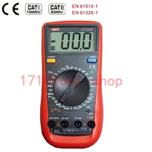 Uni-t UT151B LCD multímetro Digital AC DC voltios amperios Ohm capacitancia Tester
