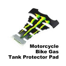 New Arrival Cool Flame Motorcycle Gas Tank Pad Sticker Carbon Fiber Tankpad Protector Bicycle Motorcycle Sticker Green BHU2