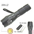 flashlight 18650 torch L2 Led waterproof ZOOM Light EBuyFire E17 XM L2 2300Lumens Lamp 3x AAA