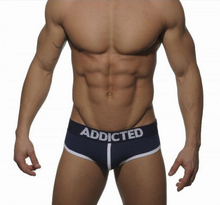 2016 new high quality BRAND men LETTER boxer shorts/ man underwear/ Sexy boxer short underwear Boxer es addicted ADDICTED hot