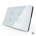Livolo Wireless Switch Touch Light Switch with LED Indicator US Standard Wireless Wall Switch Crystal Glass