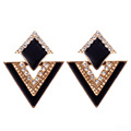 Fashion Accessories Jewelry Vintage Brand Crystal Stud Earrings For Women 