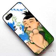 For iphone 4/4s 5/5s 5c SE 6/6s plus ipod touch 4/5/6 back skins mobile cellphone cases cover Naruto Sleeping no jutsu