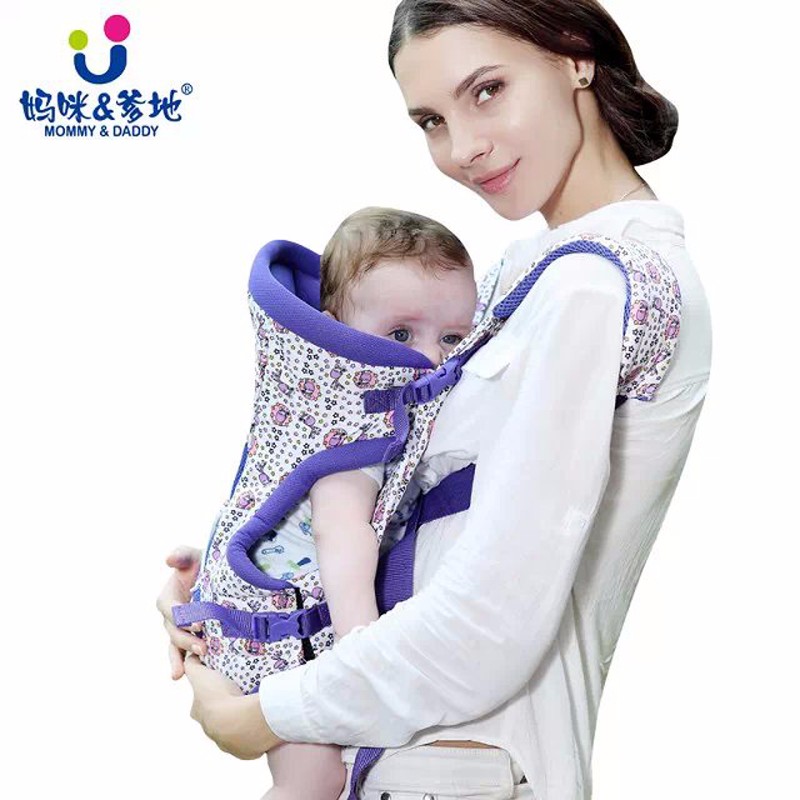 2016 Lovely Baby Carriers Brand All-season Breathable Infant Backpack Carriage Hipseat Sling Wrap Kid Carriage Backpack (7)