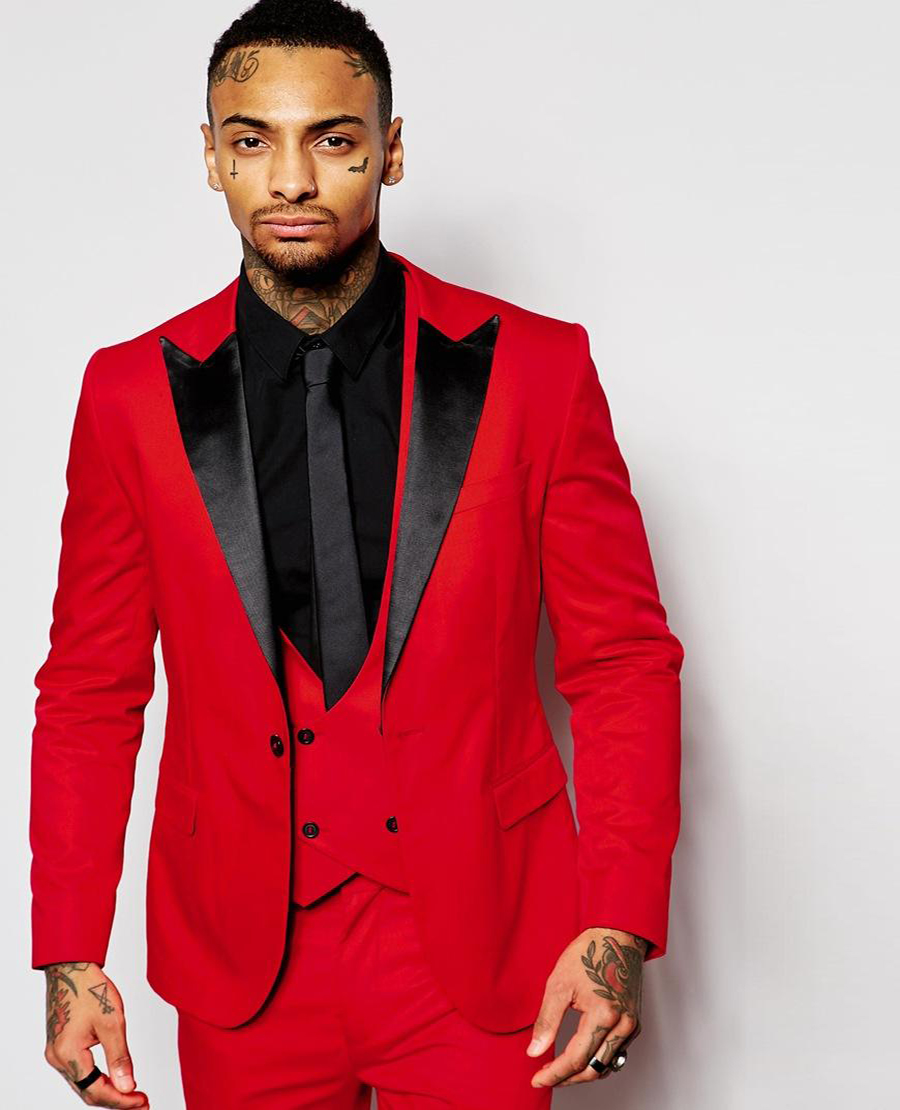 High Quality Prom Suits Red Slim Fit-Buy Cheap Prom Suits Red Slim