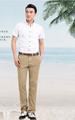 Pure cotton business casual pants 2016 fashion Korean Zippers lightweight Slim elastic Leisure full length skinny