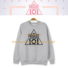 Exclusive South Korea Show PRODUCE 101 Memory Cotton Hoodies MEN WOMEN Long Sleeve Shirts PRODUCE101 Cheetah Hiphop Sweatshirts