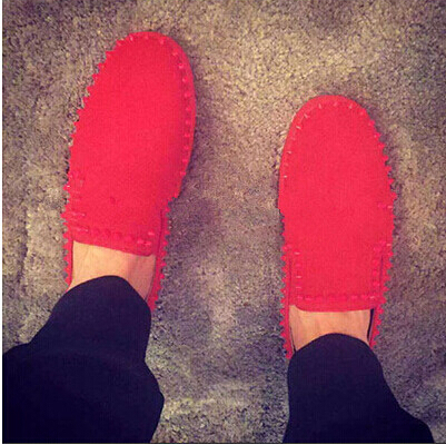 flat red bottom shoes