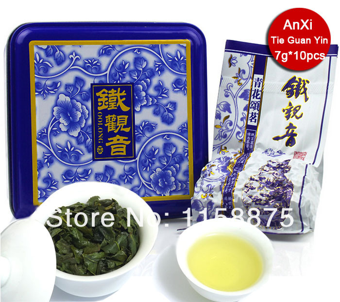Funlife Tea 70g Iron Box Packing China Anxi Tieguanyin Oolong Tea Tie Guan Yin Luzhou flavor