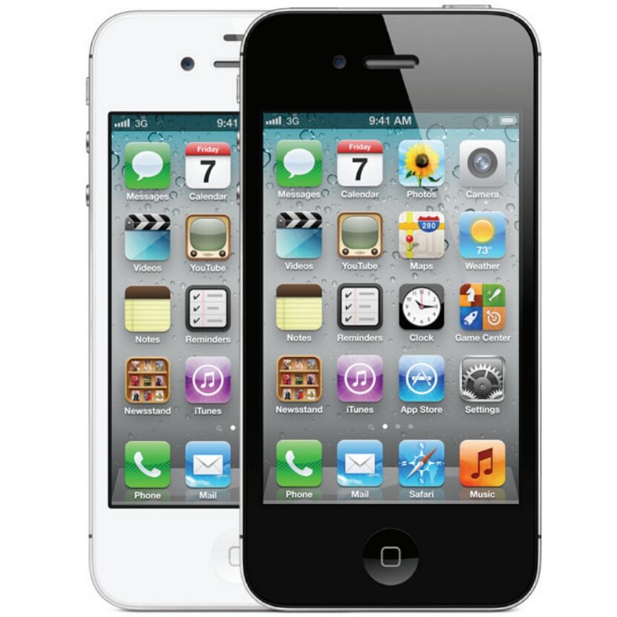 Original Apple Iphone 4S Factory Unlock Phone Dual Core 8GB 16GB 32GB Storage 8MP Camera GPS