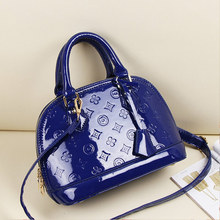 High quality venis embossed patent leather alma woman L brand handbag famous brand lady tote bag