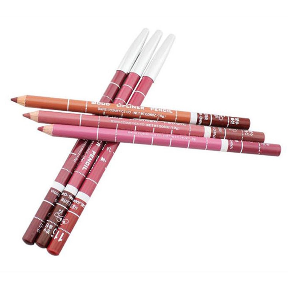 1PCS Waterproof Professional Lip Liner Pencil  14 colors Long Lasting  Lip liner pen makeup