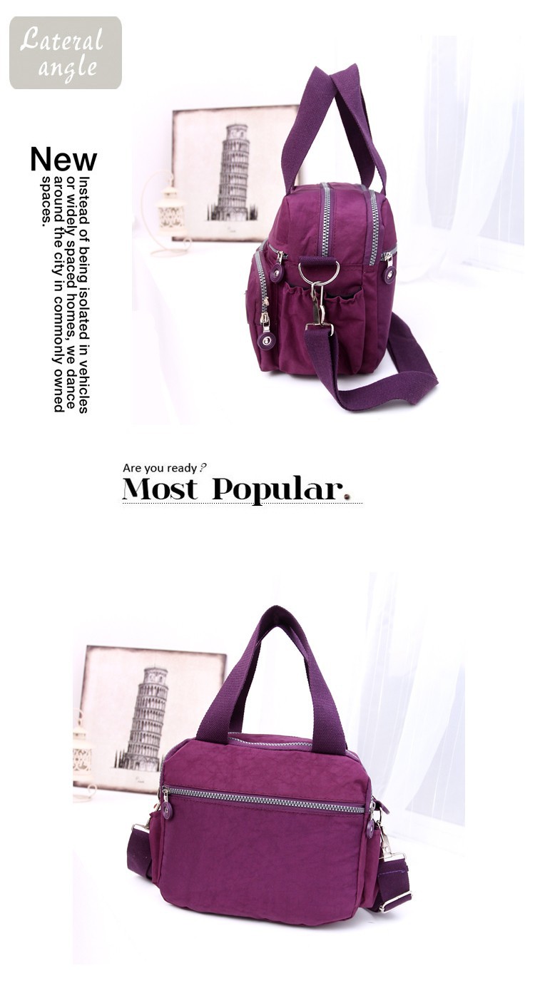 Women Brand Handbag Kip Tote Shoulder Cross-body Bag Bolsas Female